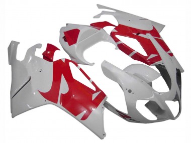 2003-2006 Aprilia RSV1000 Motorcycle Fairings - White Red UK Manufacturers