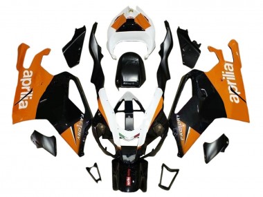 2003-2006 Aprilia RSV1000 Motorcycle Fairings - Black Orange White UK Manufacturers