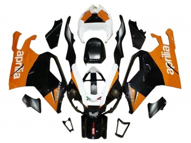 2003-2006 Aprilia RSV1000 Motorcycle Fairings - Black Orange White UK Manufacturers