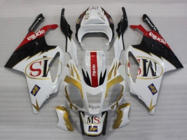 2003-2006 Aprilia RSV1000 Motorcycle Fairings - White Gold Red Black UK Manufacturers
