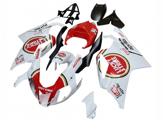 2003-2006 Aprilia RSV1000 Motorcycle Fairings - White Red Lucky Strike Motul 34 UK Manufacturers