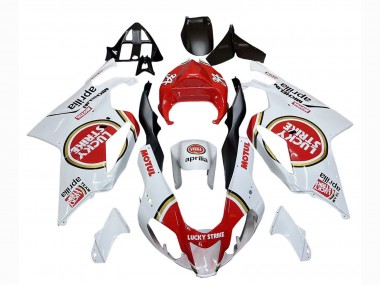 2003-2006 Aprilia RSV1000 Motorcycle Fairings - White Red Lucky Strike Motul 34 UK Manufacturers