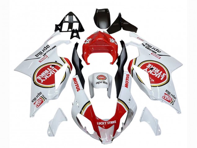 2003-2006 Aprilia RSV1000 Motorcycle Fairings - White Red Lucky Strike Motul 34 UK Manufacturers