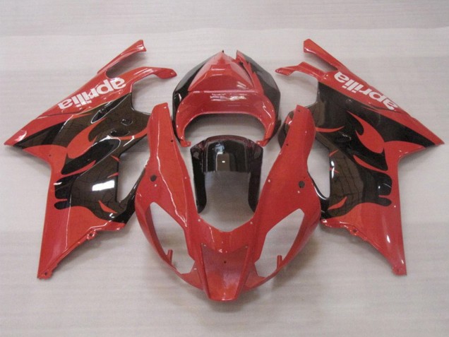 2003-2006 Aprilia RSV1000 Motorcycle Fairings - Red Glossy Black UK Manufacturers