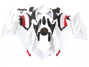 2020-2024 Ducati Panigale V2 Motorcycle Fairings - White Red Matte Black UK Manufacturers