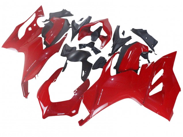 2020-2024 Ducati Panigale V2 Motorcycle Fairing - Red Matte Black UK Manufacturers