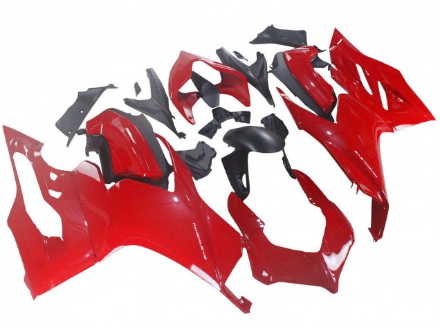 2020-2024 Ducati Panigale V2 Motorcycle Fairing - Red Matte Black UK Manufacturers