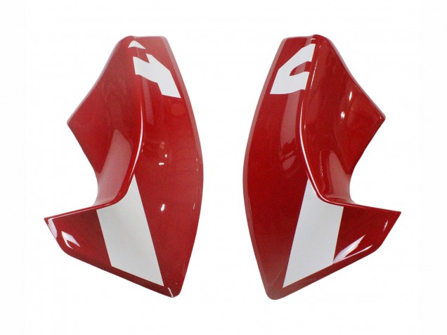 2020-2024 Ducati Panigale V2 Motorcycle Fairings - Red Glossy Black Monster Corse UK Manufacturers