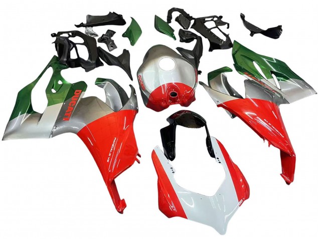 2020-2024 Ducati Panigale V2 Motorcycle Fairings - Silver Red Green UK Manufacturers