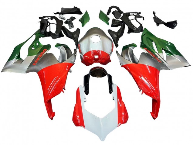 2020-2024 Ducati Panigale V2 Motorcycle Fairings - Silver Red Green UK Manufacturers