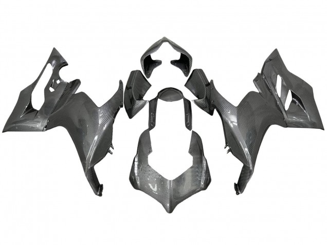 2020-2024 Ducati Panigale V2 Motorcycle Fairings - Black Carbon Fiber Style UK Manufacturers