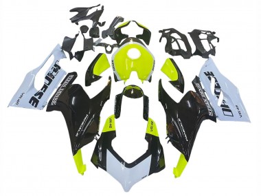 2020-2024 Ducati Panigale V2 Motorcycle Fairings - White Lime Green Glossy Black Stein Dinse VR 46 UK Manufacturers
