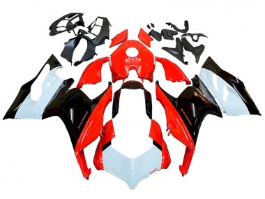 2020-2024 Ducati Panigale V2 Motorcycle Fairing Kits - White Red Glossy Black UK Manufacturers