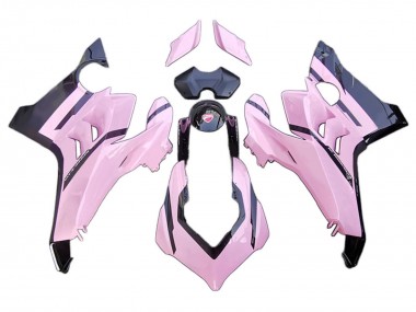 2020-2021 Ducati Panigale V4 V4S Motorcycle Fairings - Pink Glossy Black UK Manufacturers