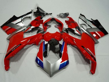 2018-2019 Ducati Panigale V4 V4S Motorcycle Fairings - Silver Red Blue Glossy Black UK Manufacturers
