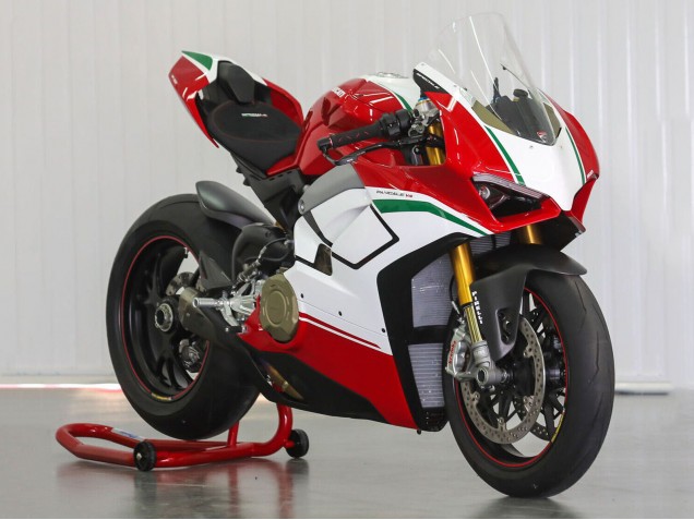 2018-2019 Ducati Panigale V4 V4S Motorcycle Fairings - White Red Green Glossy Black UK Manufacturers
