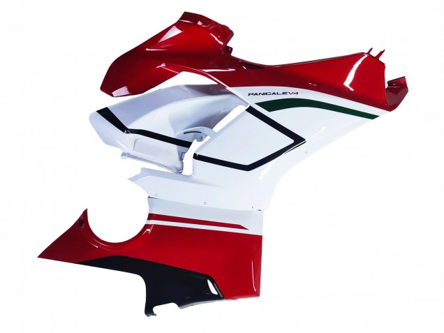 2018-2019 Ducati Panigale V4 V4S Motorcycle Fairings - White Red Green Glossy Black UK Manufacturers