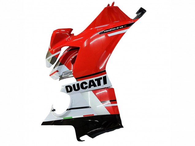 2018-2019 Ducati Panigale V4 V4S Motorcycle Fairings - White Silver Red Glossy Black UK Manufacturers