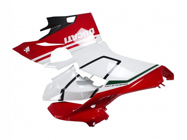 2018-2019 Ducati Panigale V4 V4S Motorcycle Fairings - White Red Matte Black UK Manufacturers