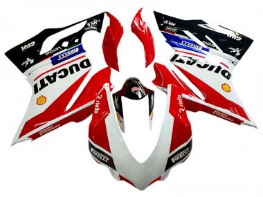 2018-2019 Ducati Panigale V4 V4S Motorcycle Fairings - White Red Glossy Black Lenovo UK Manufacturers