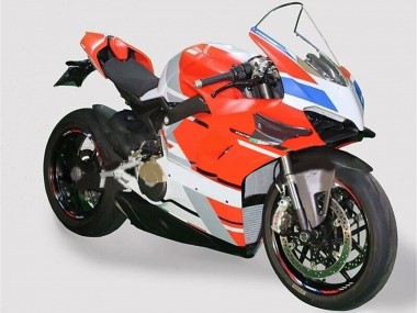 2020-2021 Ducati Panigale V4 V4S Motorcycle Fairings - White Blue Red Glossy Black UK Manufacturers