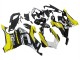 2020-2021 Ducati Panigale V4 V4S Motorcycle Fairings - Yellow White Glossy Black UK Manufacturers