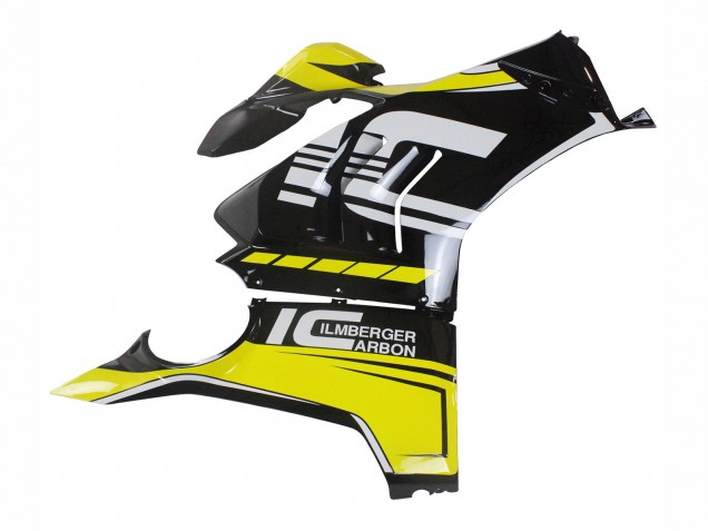 2020-2021 Ducati Panigale V4 V4S Motorcycle Fairings - Yellow White Glossy Black UK Manufacturers