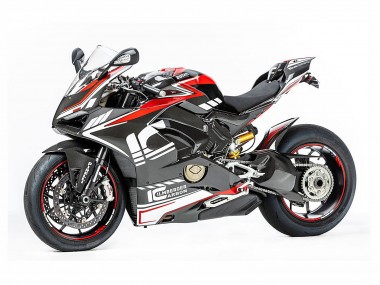 2018-2019 Ducati Panigale V4 V4S Motorcycle Fairings - Red Black Grey Aruba 45 UK Manufacturers