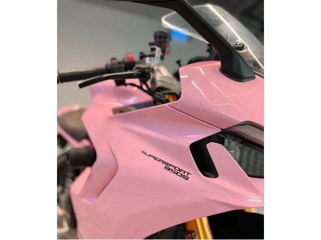 2021-2024 Ducati 2021-2024 Ducati Supersport 950/950S Motorcycle Fairings - Pink Black UK Manufacturers