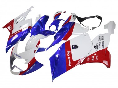 2005-2010 BMW K1200S Abs Fairings - White Red Blue UK Manufacturers