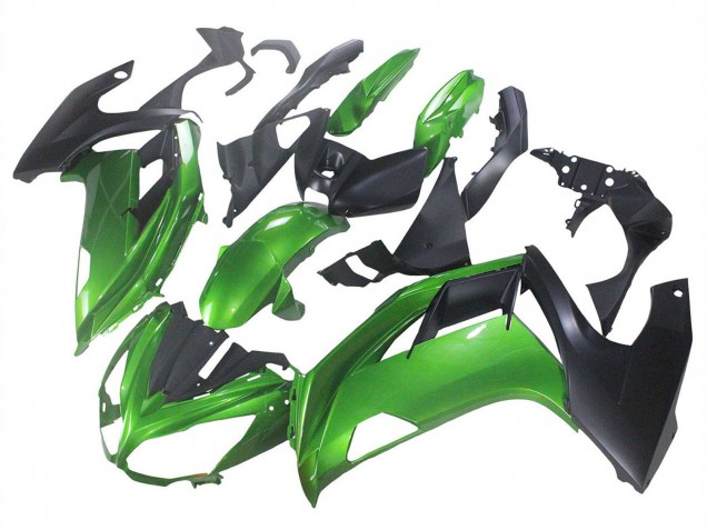 2005-2010 BMW K1200S Motorcycle Fairings - Green Matte Black UK Manufacturers