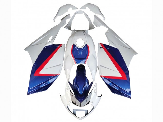 2005-2010 BMW K1200S Motorcycle Fairings - White Red Blue UK Manufacturers