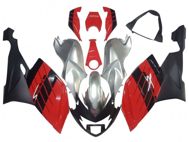 2005-2010 BMW K1200S Motorcycle Fairings - Silver Red Black UK Manufacturers