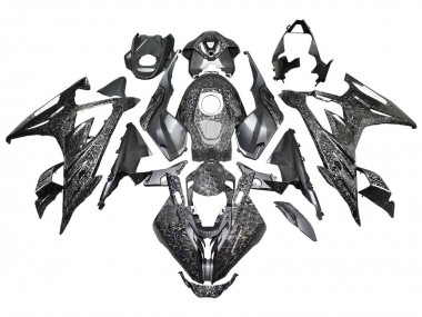 2023-2024 BMW S1000RR Motorcycle Fairings - Black Forged Carbon Fiber UK Manufacturers