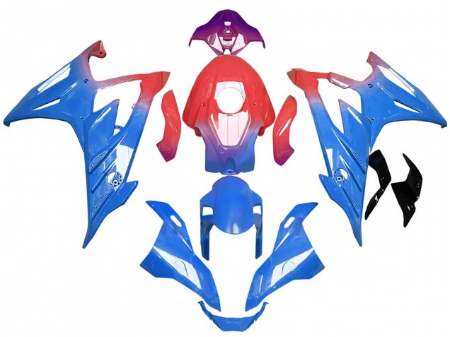 2023-2024 BMW S1000RR Motorcycle Fairings - Gradient Blue Red UK Manufacturers