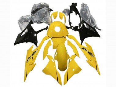 2023-2024 BMW S1000RR Motorcycle Fairings - Yellow Glossy Black UK Manufacturers