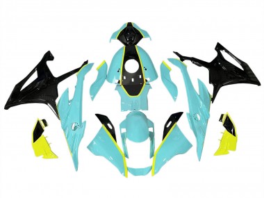 2023-2024 BMW S1000RR Motorcycle Fairings - Light Green Yellow Black UK Manufacturers