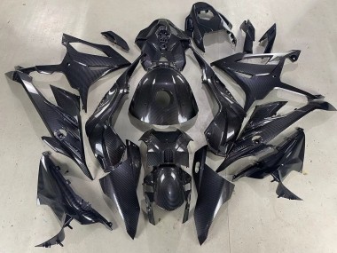 2023-2024 BMW S1000RR Motorcycle Fairings - Glossy Black Carbon Fiber UK Manufacturers