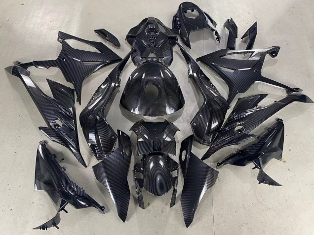 2023-2024 BMW S1000RR Motorcycle Fairings - Glossy Black Carbon Fiber UK Manufacturers
