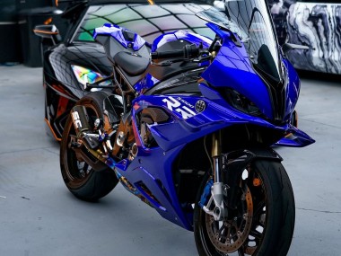 2023-2024 BMW S1000RR Motorcycle Fairings - Glossy Dark Blue UK Manufacturers