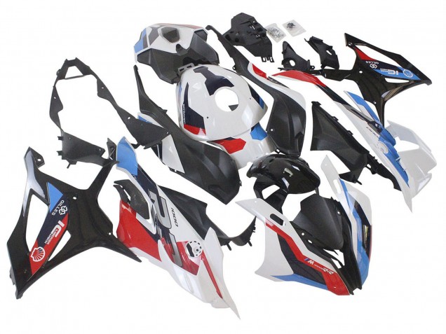 2023-2024 BMW S1000RR Motorcycle Fairings - White Blue Red Matte Black UK Manufacturers