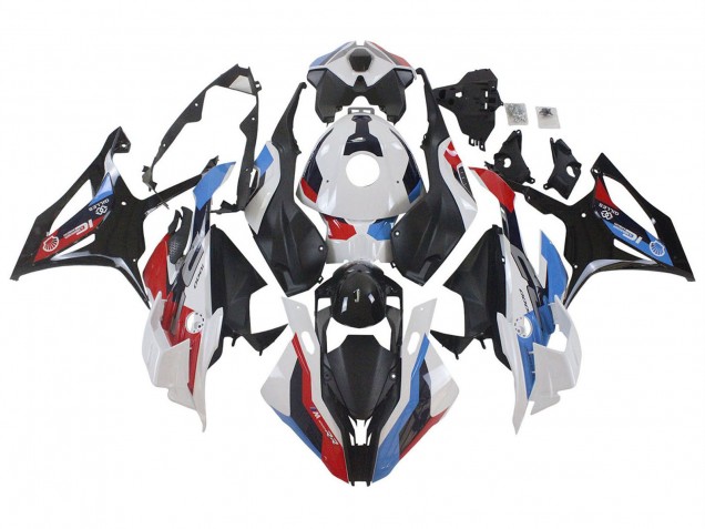 2023-2024 BMW S1000RR Motorcycle Fairings - White Blue Red Matte Black UK Manufacturers