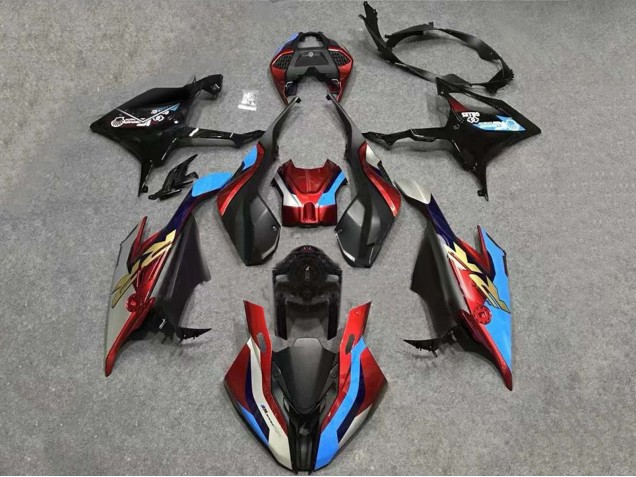 2023-2024 BMW S1000RR Motorcycle Fairings - Black Red Blue Gold UK Manufacturers