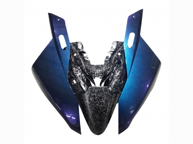 2019-2022 BMW S1000RR Motorcycle Fairings - Gradient Blue Purple Forged Carbon Fiber UK Manufacturers