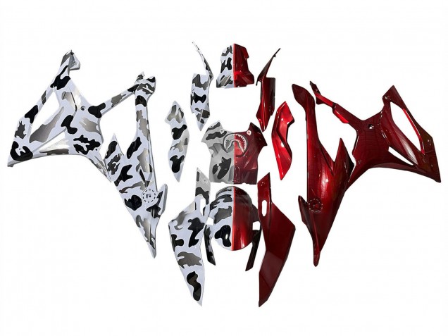 2019-2022 BMW S1000RR Motorcycle Fairings - Glossy Red Black White Grey UK Manufacturers