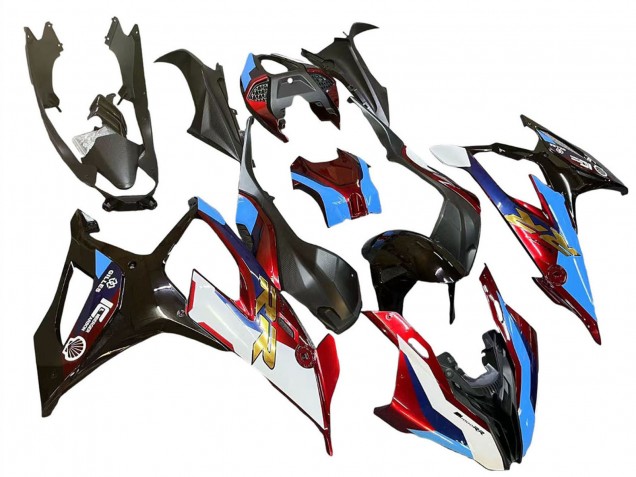 2019-2022 BMW S1000RR Motorcycle Fairings - Black Red Blue UK Manufacturers