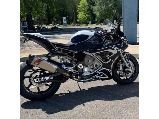 2019-2022 BMW S1000RR Motorcycle Fairings - Black White UK Manufacturers