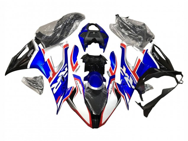 2019-2022 BMW S1000RR Motorcycle Fairings - Blue Red White Black UK Manufacturers