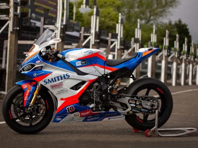 2019-2022 BMW S1000RR Motorcycle Fairings - Blue Red White Smiths UK Manufacturers