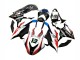 2019-2022 BMW S1000RR Motorcycle Fairings - Black White Red 13 UK Manufacturers